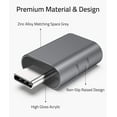 thumbnail image 2 of Syntech Adaptateur USB C vers USB Lot de 2 Adaptateur USB C Mâle vers USB3 Femelle Compatible avec MacBook Pro 2021 iMac iPad, 2 of 4