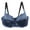 E-Blue, variant on Women's Plus Underwire Full Figure Bras - Soft E Cup Lace Bras Breathable Mesh Lace Push up T-Shirt Bras with Support and Lift