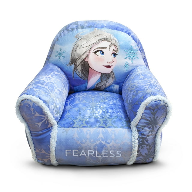 Sillon Infantil Puff Frozen / Elsa Idea Nuova Sillon Color Azul Frozen