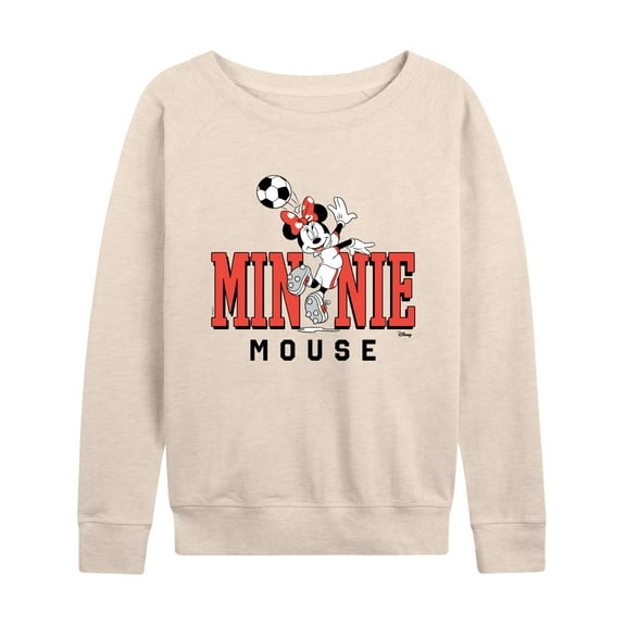 Disney - Minnie Name Soccer - Women's Lightweight French Terry Long Sleeve Shirt