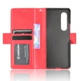 thumbnail image 6 of Dteck Wallet Case for Samsung Galaxy Z Fold4 5G 2022,Premium PU Leather ID Credit Card Slots Magnetic Closure Folio Flip Purse Protective Phone Case,Red, 6 of 6