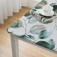 thumbnail image 5 of BANET  Spring Tablecloth Square  ,Watercolor Sage Green Leaves and Branches Table Cover Water Resistant Washable Polyester Circle Table Cloth for Kitchen Dining Indoor Outdoor Table Decor 36*36, 5 of 8