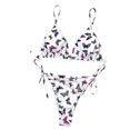 thumbnail image 4 of Traje de baño de bikini de dos piezas sexy con estampado de moda de verano para mujer Traje de baño Fridja  nalpqowj22353, 4 of 5