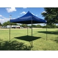 thumbnail image 5 of EZ Pop Up Canopy Tent Instant Shelter w Wheel Bag + 4 Sand Bags - 10'x10' Navy Blue - D Model, 5 of 5