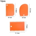 thumbnail image 2 of Juego de herramientas para raspar y alisar pasteles, combinación de herramientas con placa cortadora para alisar pasteles, raspador para glaseado de pasteles, 2 of 5