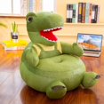 thumbnail image 4 of LOVEVER Dinosaur Sofa Bed for Kids Children Sofa Seat Soft Cloth Case Removable Washable Cartoon Dinosaur Sofa Plush Chair Protective Case Exquisite Fabric, 4 of 8