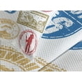 thumbnail image 4 of Ambesonne United States Quilted Bedspread Set 3 Pcs, Grunge Stamps, Queen Size, Multicolor, 4 of 5