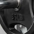 thumbnail image 4 of Titan Fitness 35 LB Single Black Grip Plate, Cast Iron and Rubber Coating, Sold as a Single Plate, 4 of 6