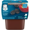 (4 pack) (4 Pack) Gerber 2nd Foods Prune Apple, 4 Ounce Each, 2 Count