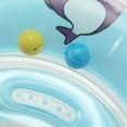 thumbnail image 4 of Blue Baby Swimming Ring Inflatable Baby Infant Toddler Bath Shower Neck Ring Collar Toys Float Safety Ring Pool Aids, 4 of 5