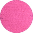 thumbnail image 1 of Ahgly Company Indoor Round Abstract Purple Contemporary Area Rugs, 4' Round, 1 of 4
