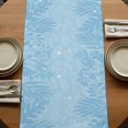 thumbnail image 5 of Table Runners 108 Inches Long Dress Scarves, Blue Leaves Farmhouse Coffee/Dining/Kitchen Table Runner for Living Room, Summer Botanical Pastoral 13x108 Inch, 5 of 9