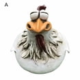 thumbnail image 2 of Cheers.US Funny Chicken Fence Decoration Statues, Chicken Farm Farm Art-Backyard Decoration, Resin Craft Hen Housewarming Gift, Silly Hen for Outdoor Garden Patio, 2 of 7