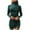 Green, variant on LYXSSBYX Womens Long Sleeve Dresses Clearance Women Sexy Fashion Turtleneck Long Sleeve Solid Color Shirring Mini Sheath Dress