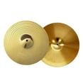 thumbnail image 2 of 2pcs Jazz Drum Crash de platillo Cymbal Drummers para principiantes Música Accesorios de instrumentos Partes Cymbals Cymbals Crash, 2 of 8