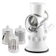 thumbnail image 5 of 3 In 1 Multifunctional Vegetable Cutter Slicers Hand Roller Type Drum Vegetable Cutter With 3 Blades Removable Easy To Clean, 5 of 9