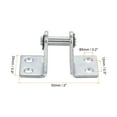 thumbnail image 2 of Uxcell Air Cylinder Rod Clevis Mounting Bracket Pneumatic Parts, Silver 3 Pack, 2 of 5