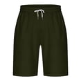thumbnail image 6 of Cmfcve Men's Plus Size Shorts Pocket Elastic Waist Home Pants Versatile Durable Gym Shorts, 6 of 6