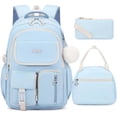 thumbnail image 1 of Mochila DIGOBAY para escuela de niñas con lonchera y estuche para lápices, 1 of 7