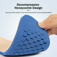 Delysionta 1 Pair Diabetic Insoles Offloading Insole Removable Peg Insoles Foot Ulcer Insole for