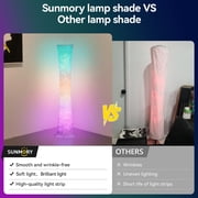 SUNMORY 61 RGBIC LED Floor Lamp, 1800 LM Color Changing Lighting Modern Tall Lamp with Music Sync & 16 Millio Colors, Standing Lamp With Remote & APP Control for Living Room, Bedroom, Gaming, Party