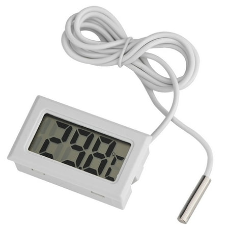 TOPINCN Thermometer for Water Cooling, Temperature Humidity Meter,Mini Hygrometer Temperature Humidity Meter Probe Sensor Digital LCD
