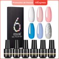 thumbnail image 1 of Juego de esmaltes de uñas de Gel ROSALIND, juego de uñas de Color puro, purpurina Vernis, capa superior para Base de arte de uñas semipermanente, conjunto de esmalte de Gel LED UV Tan Jianjun unisex, 1 of 2