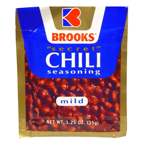 Brooks Chili Secret Mild Seasoning 1.25 Oz Envelope