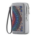 thumbnail image 1 of Womens Double Zipper Wallet Clutch Purse Cellphone Long Wallet with Removable Wristlet, 1 of 6