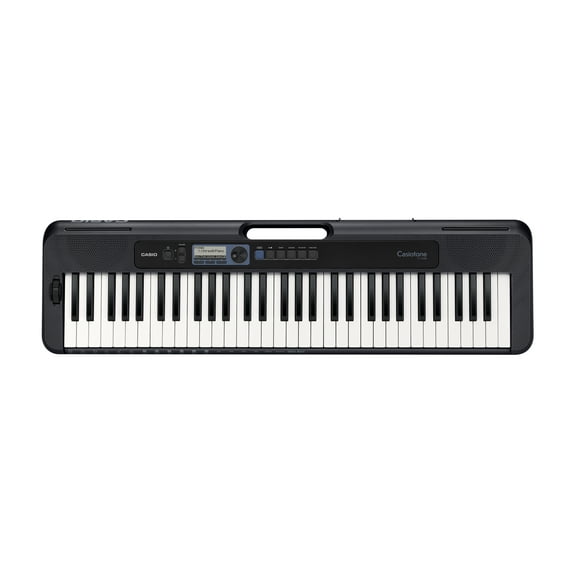 Casio Casiotone Compact Lightweight Built-In Speakers Portable Keyboard, Black