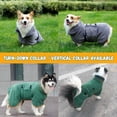 thumbnail image 2 of Dog Bathtowel Pet Water Absorbent Bathrobe Size Dog Cleaning Whole Body Wrap and Wipe Dry Cat Bathing Towel Gray XXXL, 2 of 2