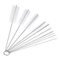 thumbnail image 3 of Juego Cepillos Paja Tubo Nailon Cepillo Limpieza para Teclados Y Gafas Color Blanco 10 Uds., 3 of 9
