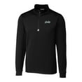 thumbnail image 2 of Men's Cutter & Buck Black UCF Knights Citronaut Logo Big & Tall DryTec Traverse Stretch Quarter-Zip Pullover Top, 2 of 3