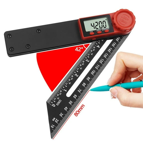 Electronic Level 360 Degrees Lcd Digital Sliding T Bevel Gauge Angle Finder