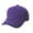 Purple, variant on Plain Baseball Cap - Blank Hat with Solid Color and Adjustable (Purple)