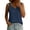 Navy, variant on Noric Women's Cotton Linen Sleeveless Tank Top Scallop V-Neck Loose Fi Casual Summer Basic Tops