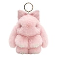 thumbnail image 2 of Bunny Keychain with Tin - 5.1" Handmade Bunny Plush Keychain with Gift Tin Box, Soft Rabbit Bag Charm Pendant, Cute Fluffy Key Ring Accessory for Backpack Purse Keys Gift Idea, 2 of 13