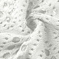 thumbnail image 5 of Heisall Women's 3/4 Sleeve Crochet Tops V Neck Hollow Out Knit Loose Fit Casual Tops Lightweight Breathable Spring Summer Outfits, 5 of 6