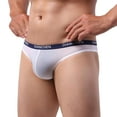 thumbnail image 2 of Sngxgn Men’s Support Boxer Briefs Cooling Underwear Regular Long-leg and Trunk(White,XL), 2 of 6