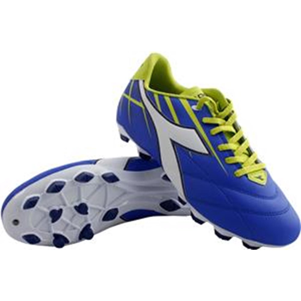 Diadora Women's Forte MD W LPU Athletic Soccer Cleats Blue Polyurethane