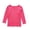 Hot Pink-03, variant on Mitankcoo Baby Girl Clothes Tops Wavy Ruffle Long Sleeve Ribbed Knit Crew Neck Tee Casual Soft Shirts for Winter Fall 0-3Y