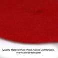 thumbnail image 5 of Wool Beret Hat for Women, Classic French Beret Hat, Women Beret Hat, Red Warm French Hat Cap, 5 of 6