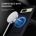 thumbnail image 6 of ELEHOLD PU Leather Case For Google Pixel 8A Slim Magnetic Shockproof Cover, [MagSafe Compatible], [Lens&Screen Protection], Drop protection Case - Black, 6 of 11