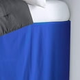 thumbnail image 2 of Dorm Room Bed Skirt - College Dual Tone Dorm Bed Skirt - Two Tone Dorm Bedskirts - College Dorm Room Bed Skirt - 100% Egyptian Cotton Two Tone Bedskirts - Twin-XL - 46" Drop, Royal Blue, 2 of 2