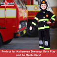 thumbnail image 5 of Deluxe Fire Fighter Dress Up Costume Set - By Dress Up America, 5 of 6