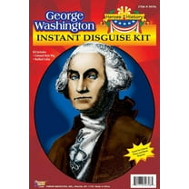 George Washington Wig & Jabot Disguise Adult Costume Kit