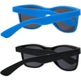 thumbnail image 2 of OWL UV Protection Anti-Glare Polarized Toddler Kids Sunglasses, Blue/Black, 2-Piece, 2 of 6