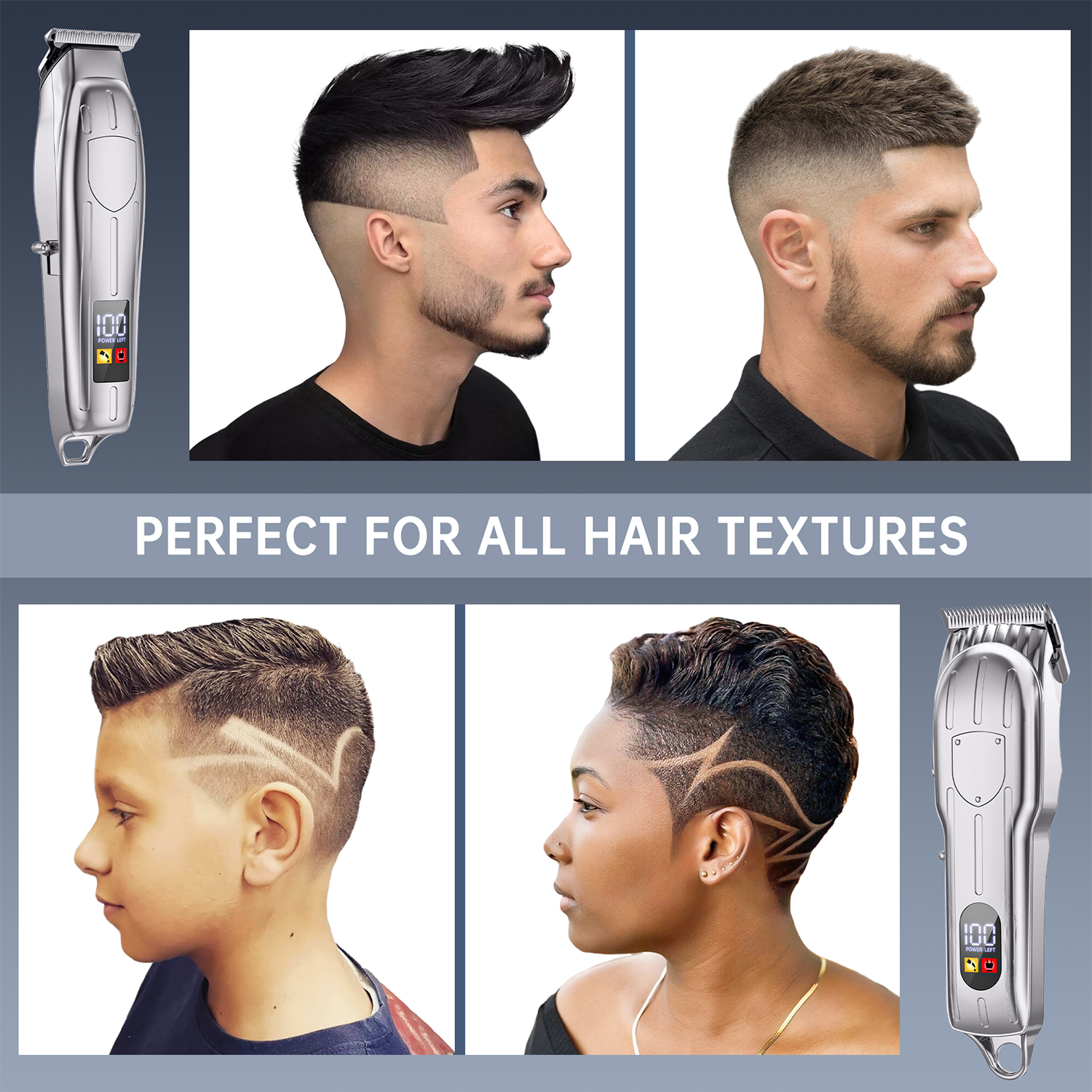 Cshidworld 13-Piece Unisex Hair Clipper and Trimmer Kit photo 2