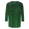 thumbnail image 4 of Oksale Trendy Graphic Shirts for Women Plus Size 3/4 Sleeve Shirt Casual Crew Neck Tee Blouses Loose Fit Going Out Blouse Soft Lightweight Tops, 4 of 5
