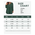 thumbnail image 7 of TIYOMI Plus Size Sparkly Tops For Women Long Sleeve Blouses Green Sequin Dressy Tunics Tops Swing Blouses Pleated Babydoll Loose Fit Fall Tunic XL 14W 16W, 7 of 7